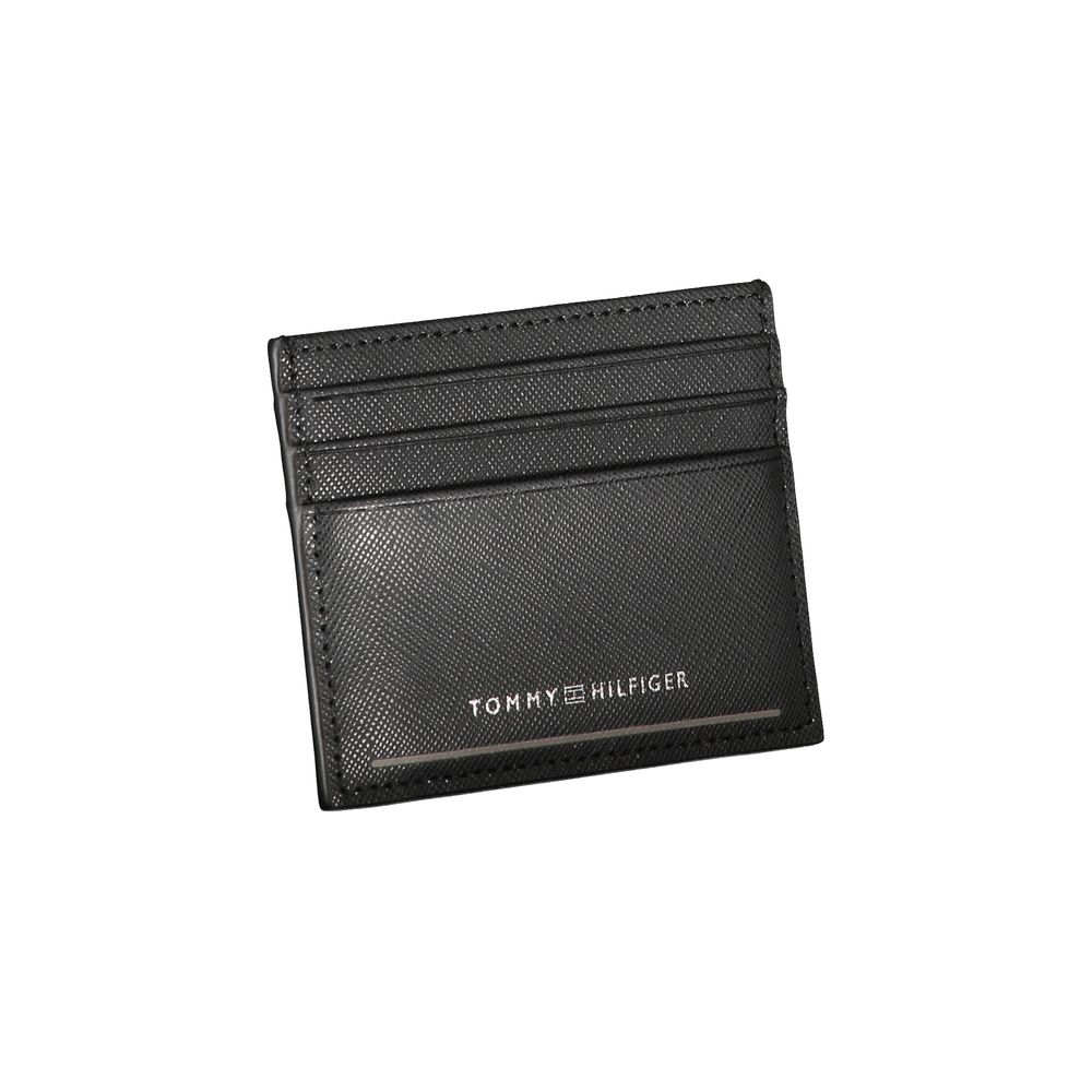 Herrenbrieftasche aus schwarzem Leder