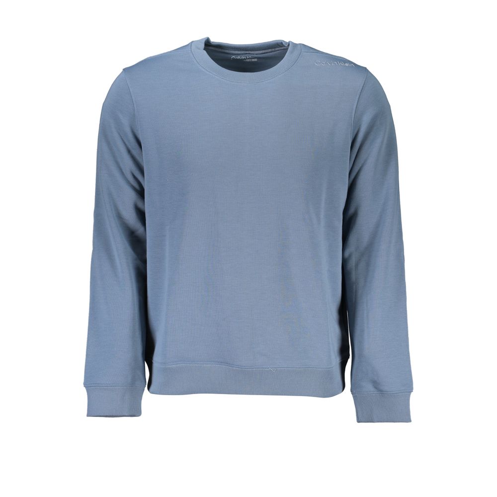 Blue Polyester Men's Sweatshirt