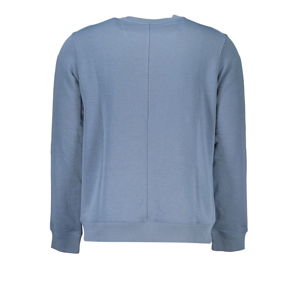 Blue Polyester Men's Sweatshirt