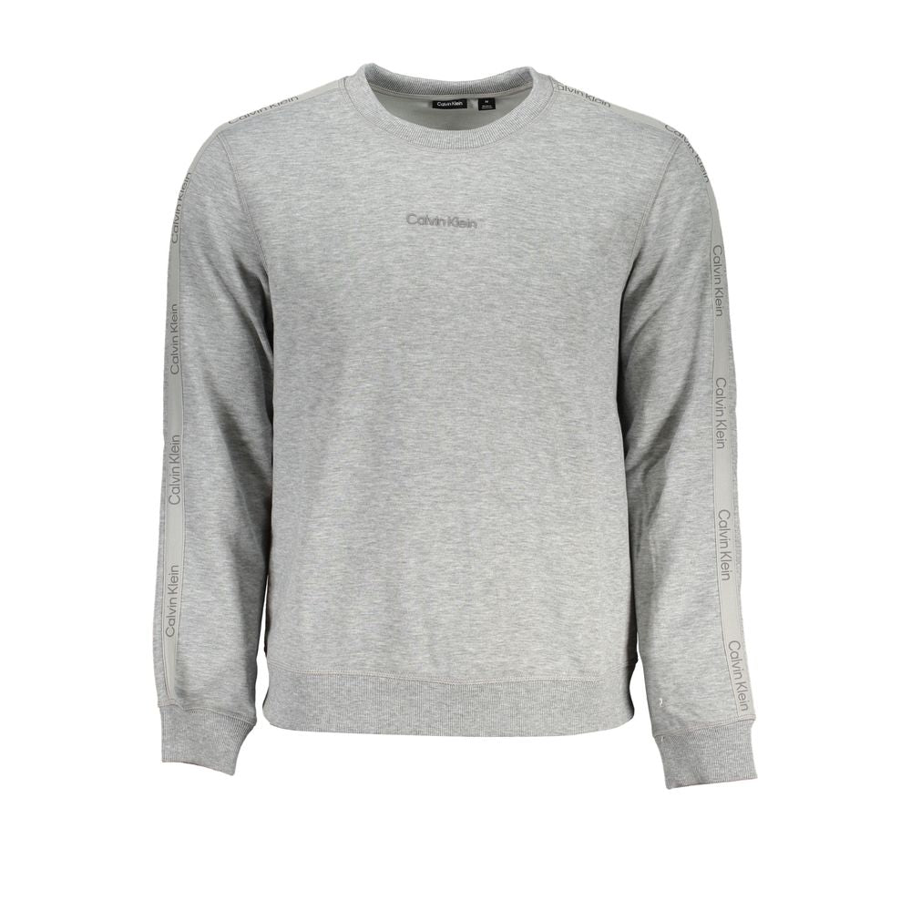 Grey Polyester Men's Sweatshirt