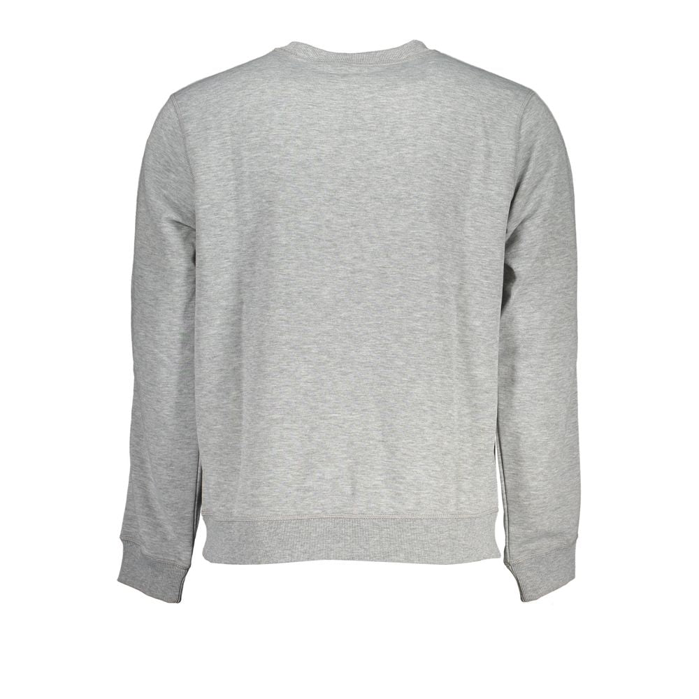 Grey Polyester Men's Sweatshirt