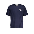 Blue Cotton Men's T-Shirt
