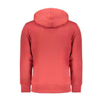 Red Cotton Men Sweatshirt