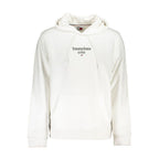 White Cotton Men's Sweatshirt with Hood