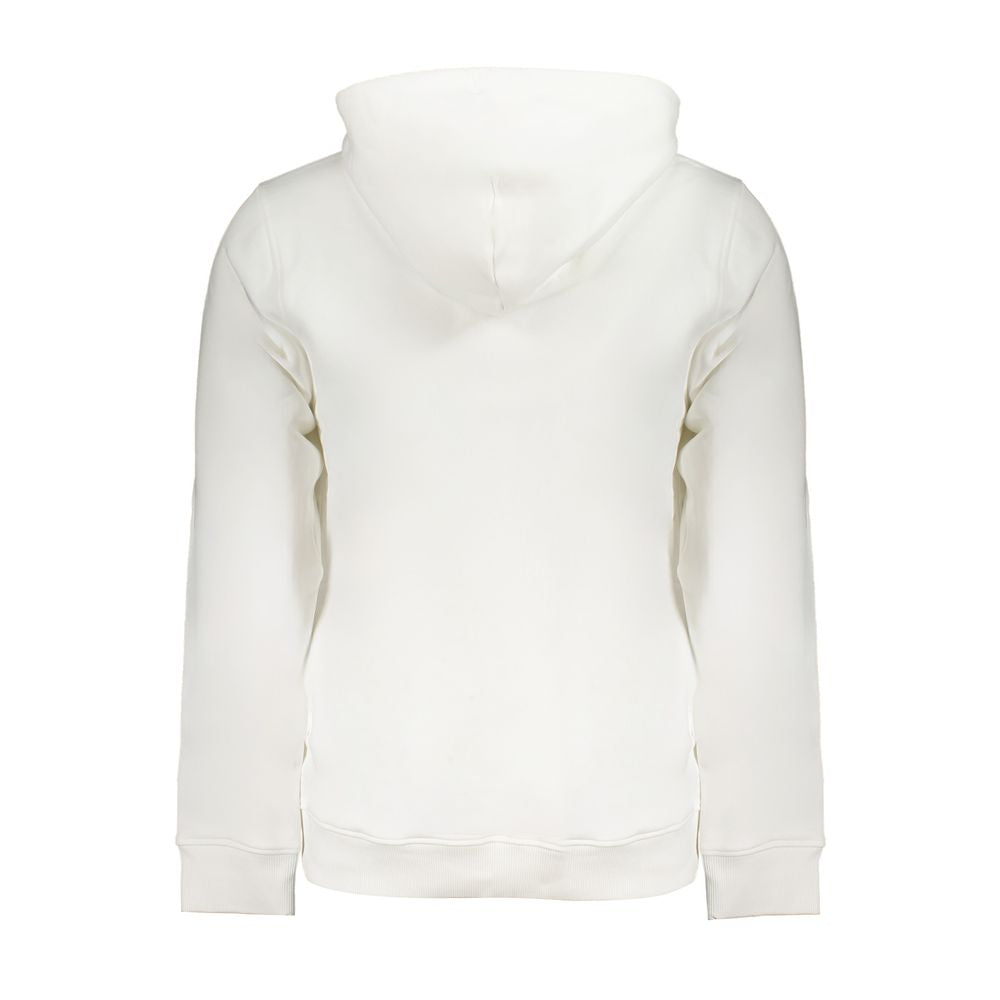 Felpa con Cappuccio da Uomo in Cotone Bianco