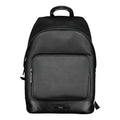 Black Polyester Men's Backpack