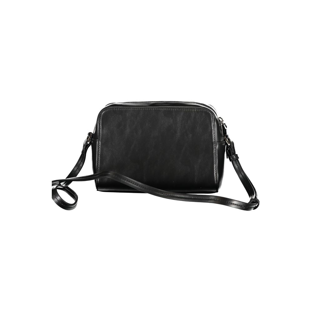 Schwarze Polyester-Damen-Umhängetasche