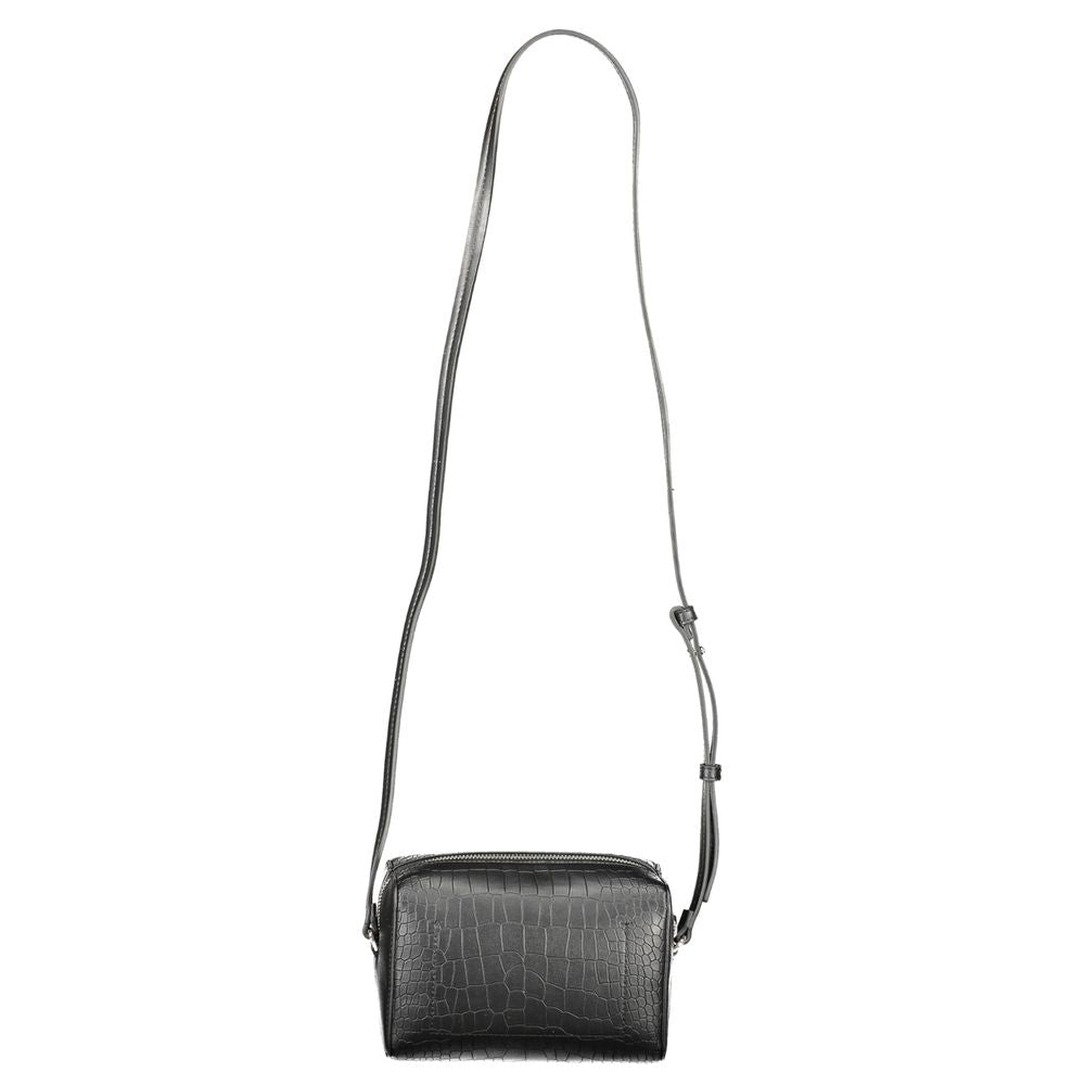 Schwarze Polyester-Damen-Umhängetasche