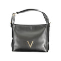 Schwarze Damenhandtasche aus Polyurethan