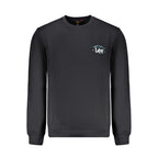 Black Cotton Men's Sweatshirt