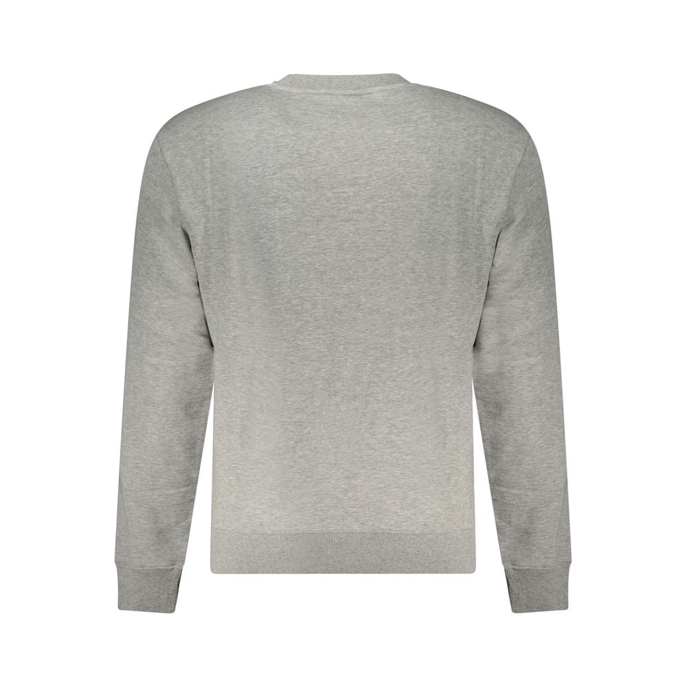 Felpa da uomo in cotone grigio