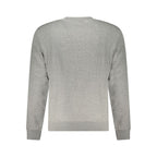 Felpa da uomo in cotone grigio