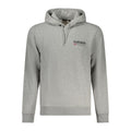 Grauer Baumwollpullover für Herren