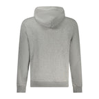Grauer Baumwollpullover für Herren