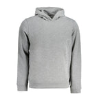Grey Polyester Men's Hoodie
