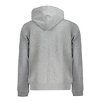 Grey Polyester Men's Hoodie