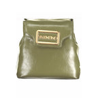 Green Polyurethane Women's Backpack