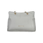 Borsa da donna in poliuretano grigio