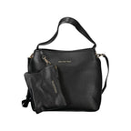 Black Polyurethane Women's Bag