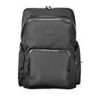 Rucksack für Herren aus schwarzem Polyester