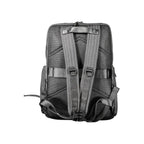 Rucksack für Herren aus schwarzem Polyester