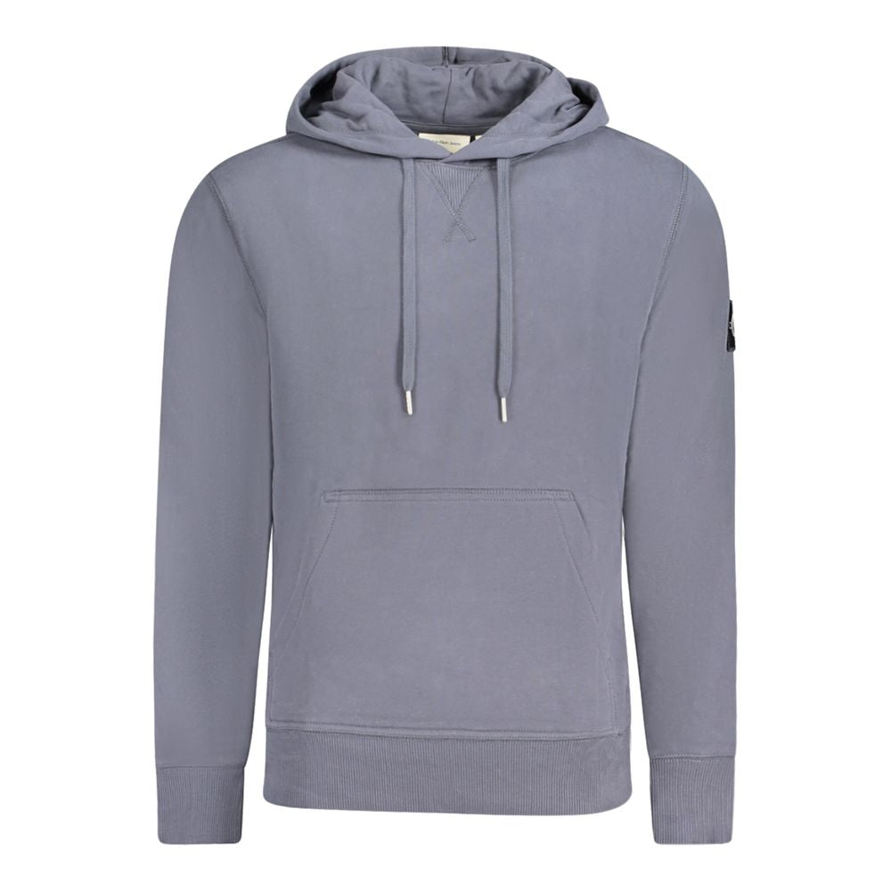 Blauer Herrenpullover aus Baumwolle