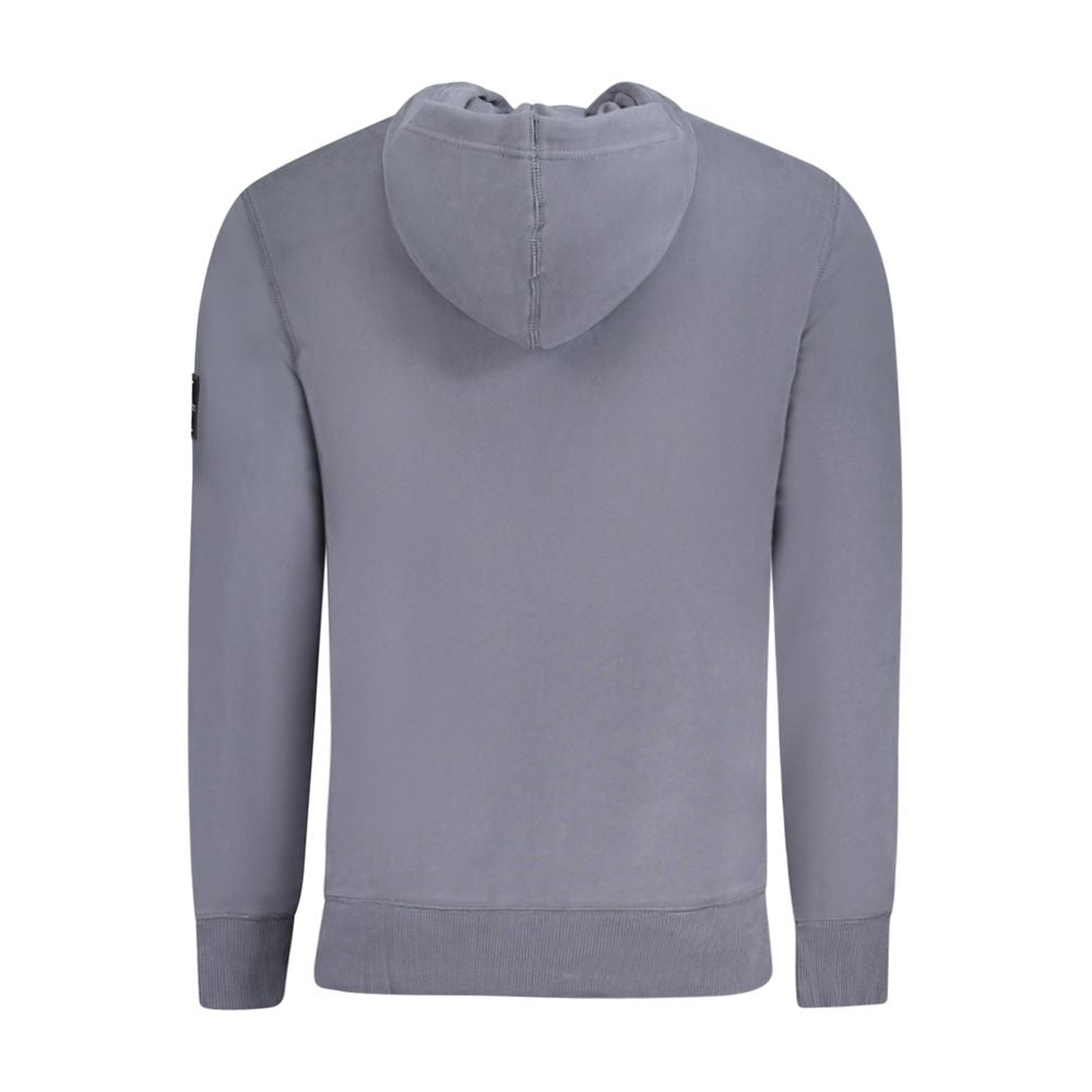 Blauer Herrenpullover aus Baumwolle