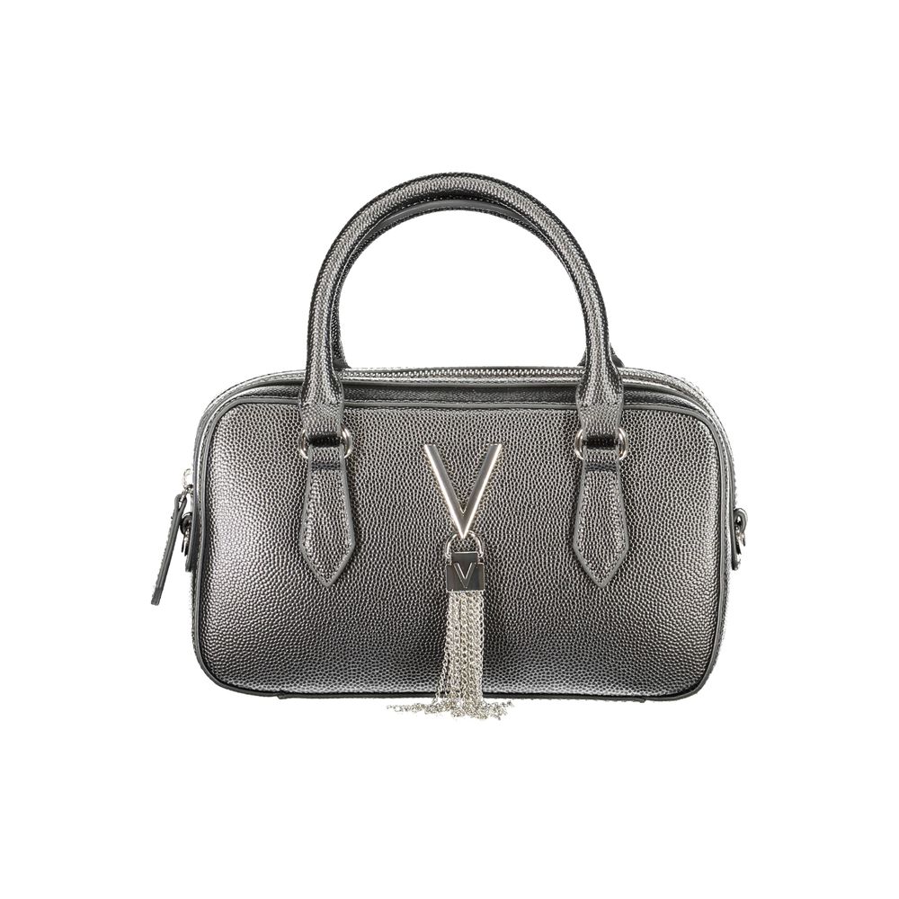 Argento Polyurethan Damen Tasche