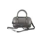 Argento Polyurethan Damen Tasche