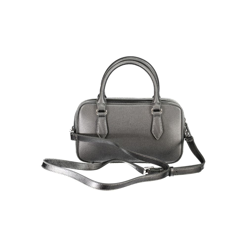 Argento Polyurethan Damen Tasche
