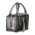 Argento Polyurethan Damen Tasche