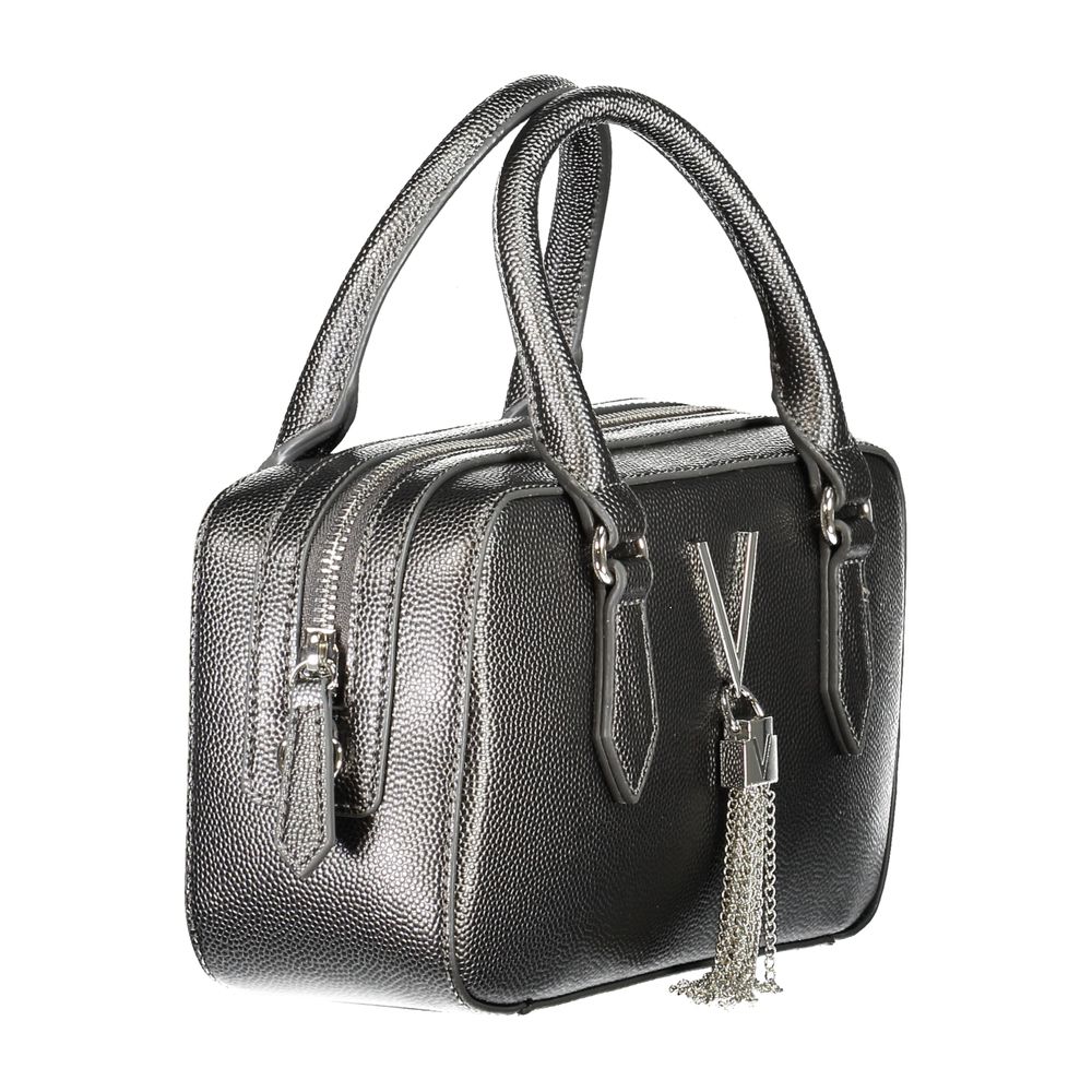 Argento Polyurethan Damen Tasche