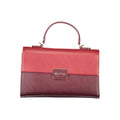 Red Polyurethane Women's Bag