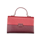 Red Polyurethane Women's Bag