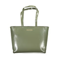 Green Polyurethane Women's Bag