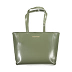Green Polyurethane Women's Bag