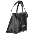 Schwarze Damenhandtasche aus Polyurethan