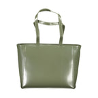 Green Polyurethane Women's Bag