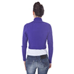 Jeans da donna in cotone blu