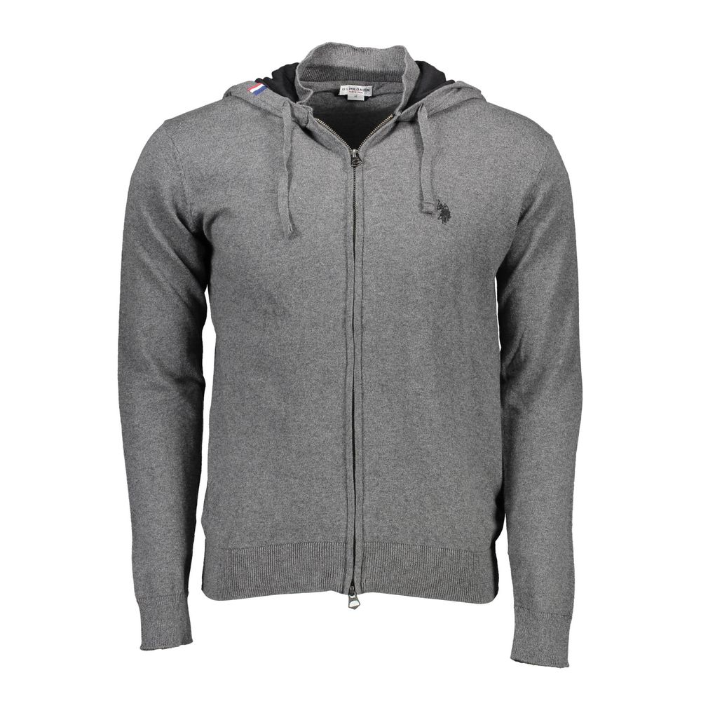 Grauer Herrenpullover aus Baumwolle