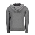 Gray Cotton Men's Sweater