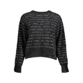Schwarzer Polyamid-Pullover für Damen