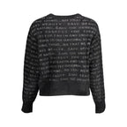 Schwarzer Polyamid-Pullover für Damen