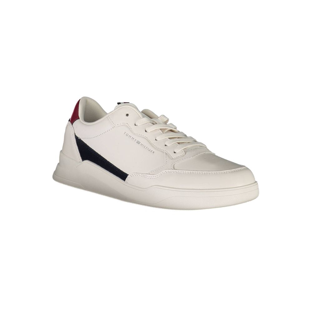 Weiße Leder Herren-Sneaker