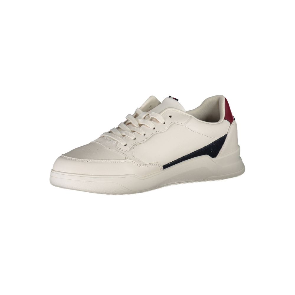 Weiße Leder Herren-Sneaker
