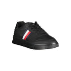 Sneaker aus schwarzem Leder für Herren