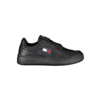 Damen-Sneaker aus schwarzem Leder