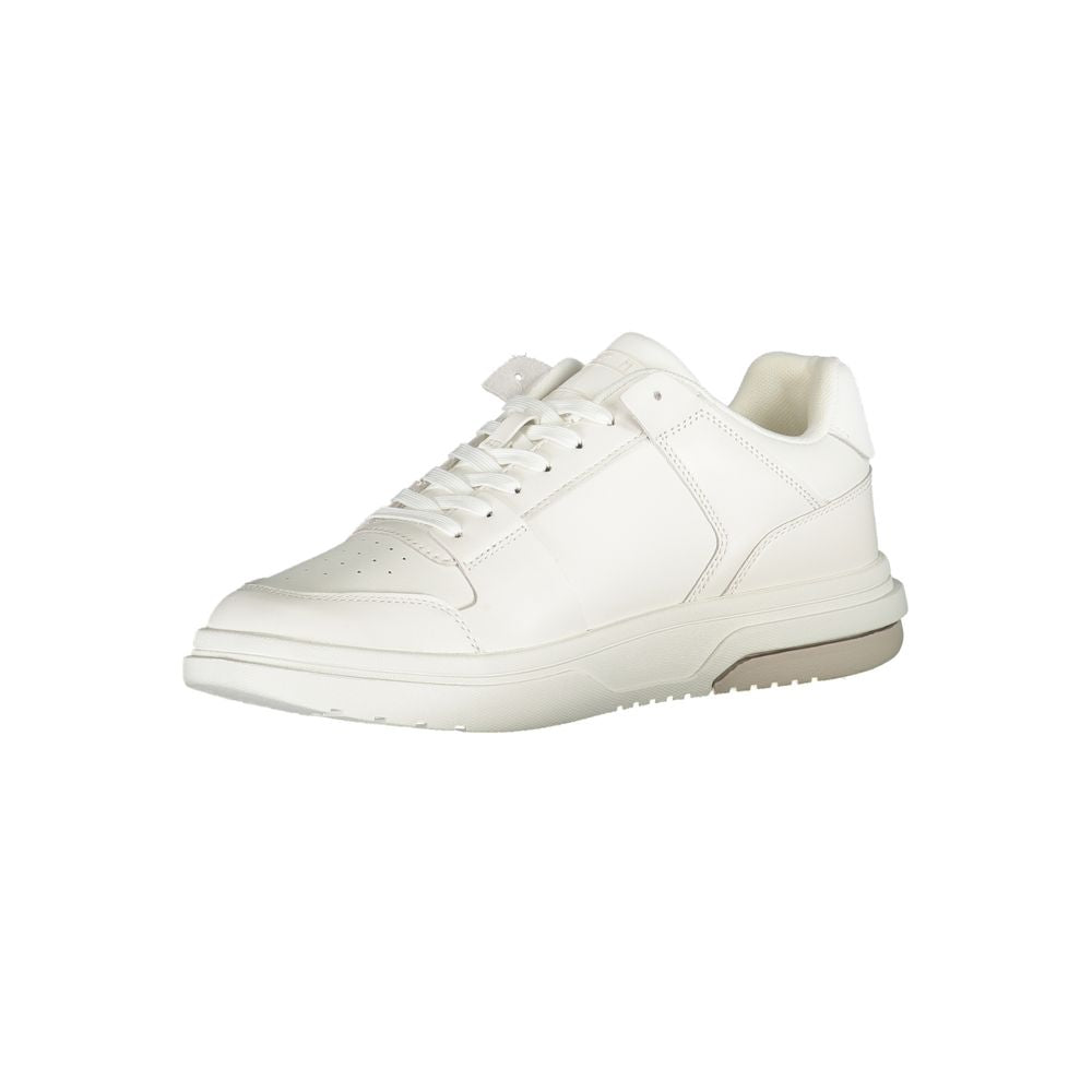 Weiße Herren-Sneaker aus Polyurethan