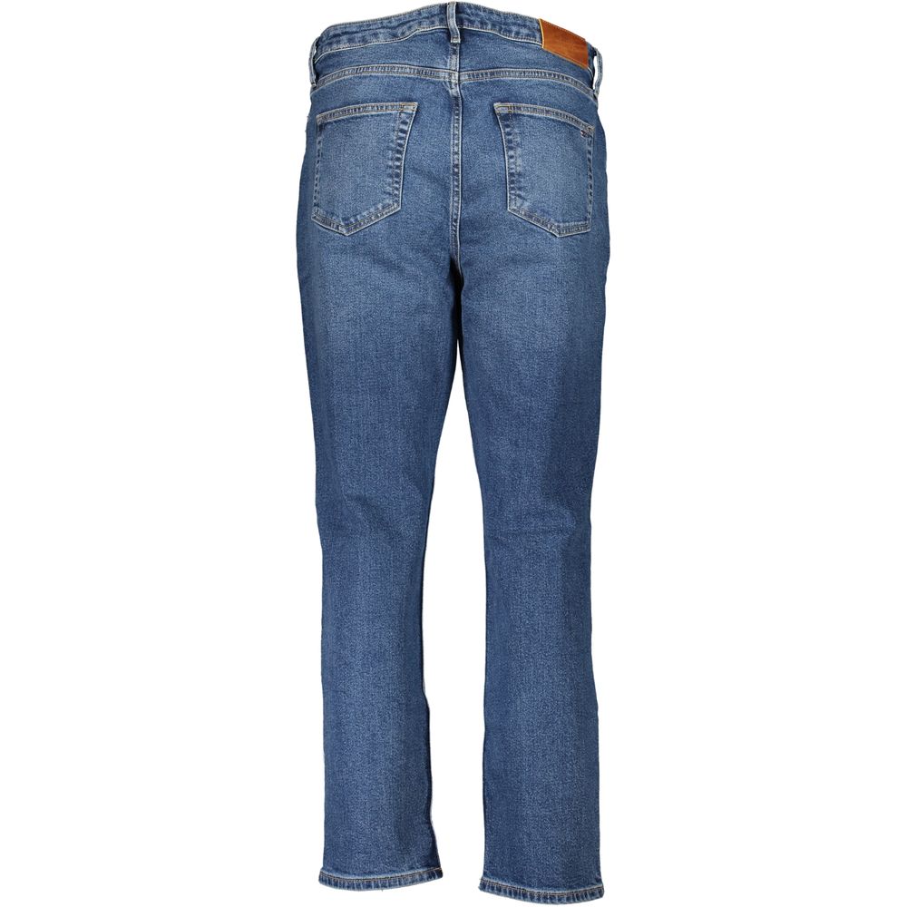 Blaue Baumwoll-Damenjeans