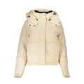 Beige Polyester Women's Jacket